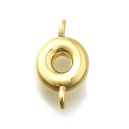 Brass Connector Charms KK-P295-01G-O-1