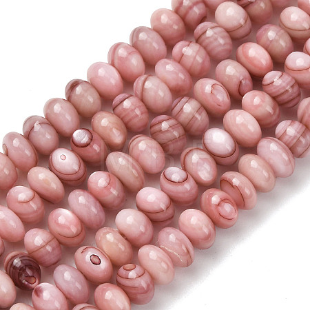 Natural Sea Shell Beads Strands SHEL-K006-75-1