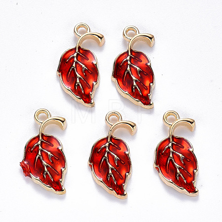 Alloy Enamel Pendants X-ENAM-S121-022C-1
