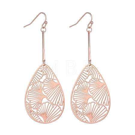 Brass Dangle Earrings FS-WGC6E98-06-1