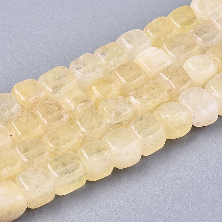 Natural Dyed Quartz Beads Strands G-T131-56H-1