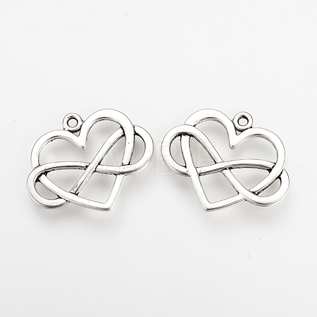Tibetan Style Alloy Pendants TIBEP-Q078-39AS-NR-1