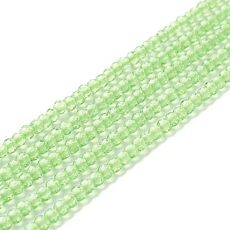 Transparent Glass Beads Strands GLAA-C019-01B-19-1