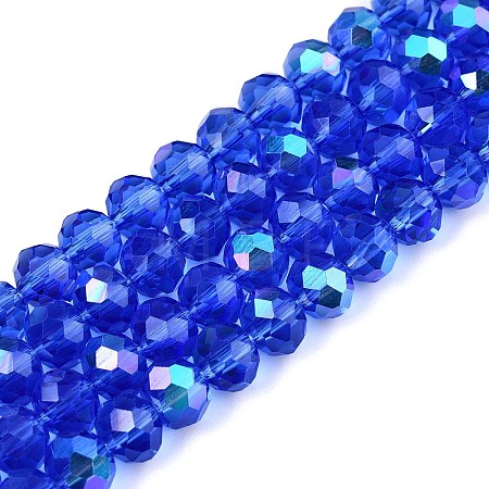 Electroplate Glass Beads Strands LS-EGLA-A044-T6mm-L31-1