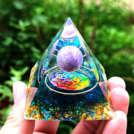 Orgonite Pyramid Resin Energy Generators PW-WG9ADEB-05-1