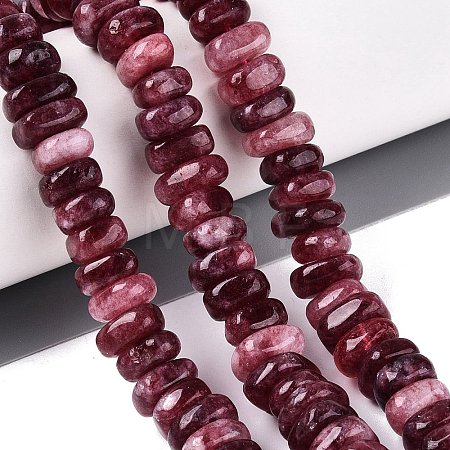 Dyed Natural Quartz Beads Strands G-N359-16A-09-1