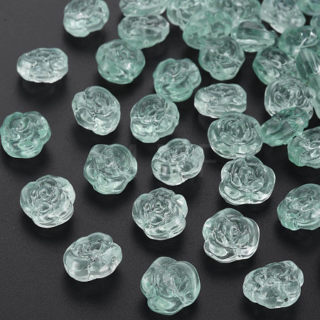 Transparent Baking Paint Glass Beads GLAA-S190-022-A06-1