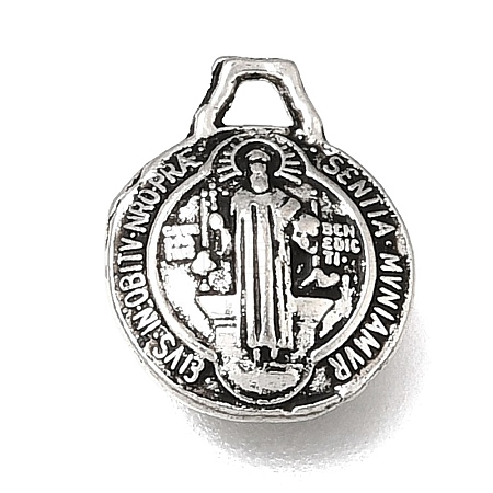 Religion Tibetan Style Alloy Charms FIND-Z128-05AS-1