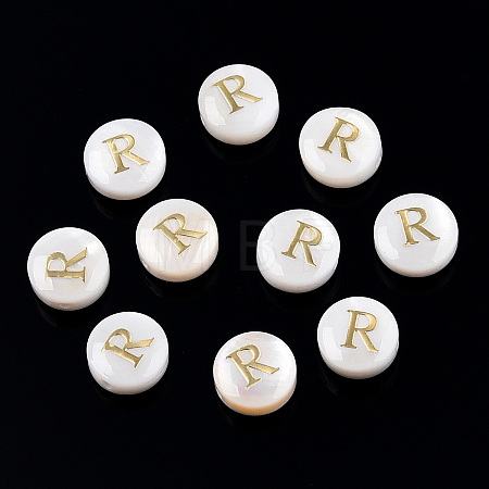 Natural Freshwater Shell Beads SHEL-N036-01R-1