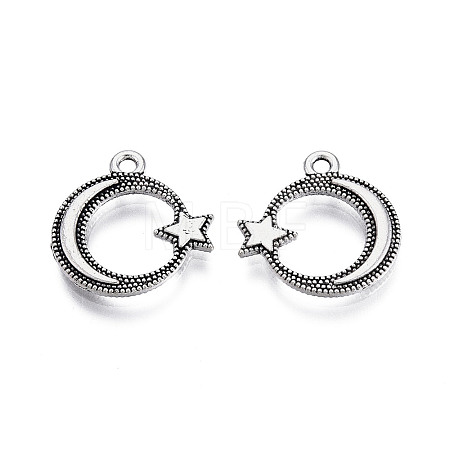 Tibetan Style Alloy Pendants LS-TIBEP-T010-08AS-1