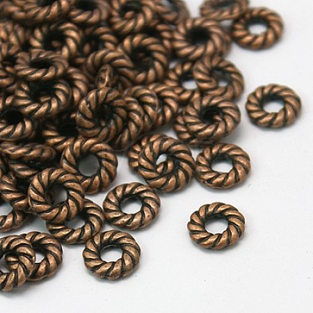 Tibetan Style Alloy Spacer Beads LS-K0913062-1