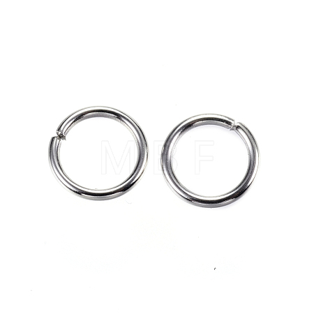 Tarnish Resistant 304 Stainless Steel Open Jump Rings A-STAS-D448-098P-8mm-1