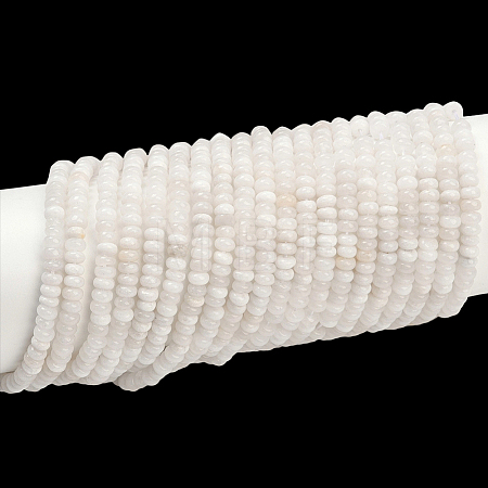 2 Strands Natural White Jade Beads Strands G-PA0001-24A-1