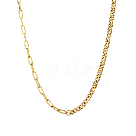 Stainless Steel Chain Necklaces PW-WGACB70-01-1