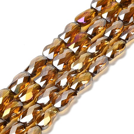 Electroplate Glass Beads Strands EGLA-P066-01A-AB12-1