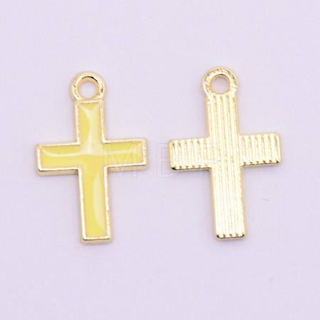 Alloy Enamel Pendants ENAM-CJC0002-08B-RS-1