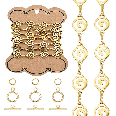 DIY Chain Necklace/Bracelets Kits DIY-TA0015-95G-1