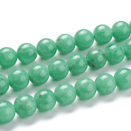 Natural Glass Beads Strands G-F688-01-8mm-1