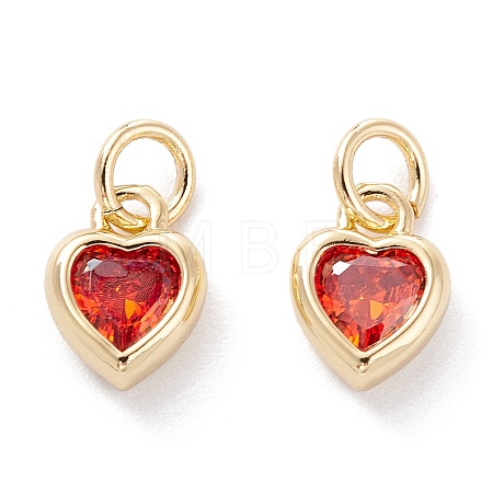 Brass inlaid Cubic Zirconia Pendants ZIRC-A019-13G-A-1