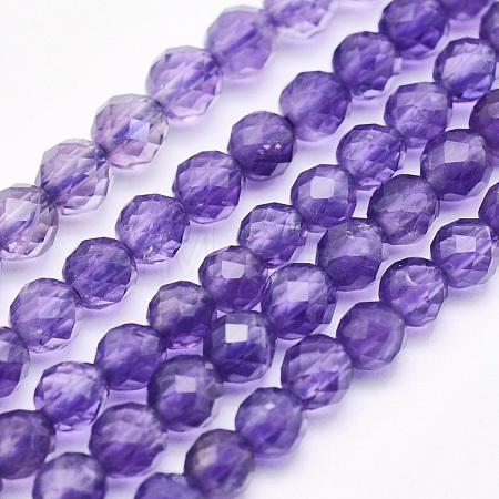 Natural Amethyst Beads Strands G-O166-29-4mm-1