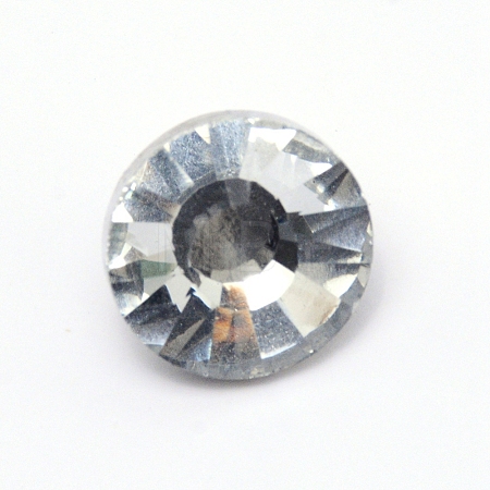 Glass Rhinestone Button BUTT-WH0015-21B-01-1