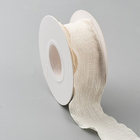 10 Yards Polyester Ruffled Ribbons OCOR-TAC0034-06I-1