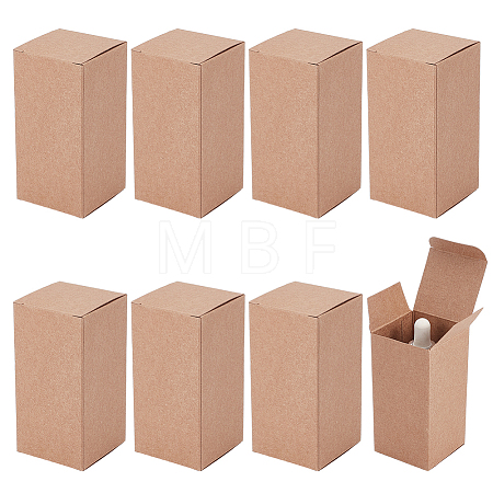 Foldable Creative Kraft Paper Box LS-CON-WH0113-01B-1