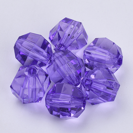 Transparent Acrylic Beads TACR-Q256-8mm-V50-1