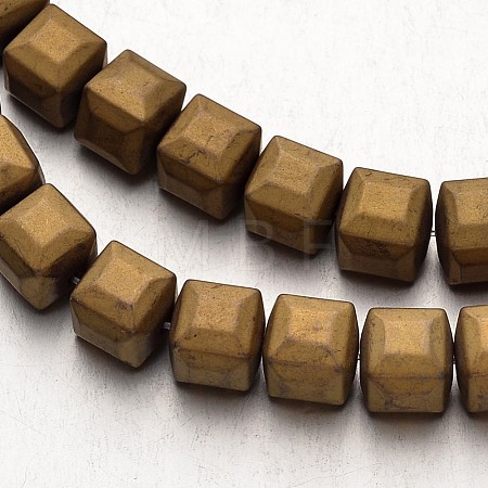 Electroplate Non-magnetic Synthetic Hematite Bead Strands G-F300-25-F03-1