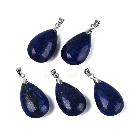 Natural Lapis Lazuli Pendants G-N362-03P-06-1