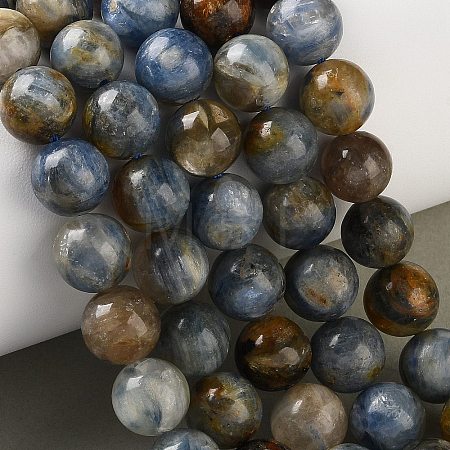Natural Kyanite Beads Strands G-H361-A01-10mm-1