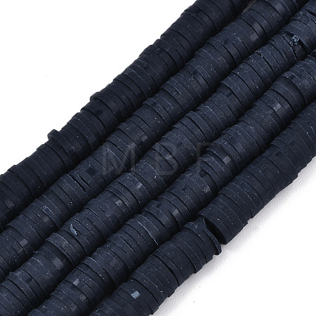 Handmade Polymer Clay Beads Strands CLAY-R089-6mm-005-1