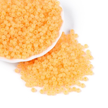 6/0 Transparent Inside Colours Glass Seed Beads SEED-N008-08S-1