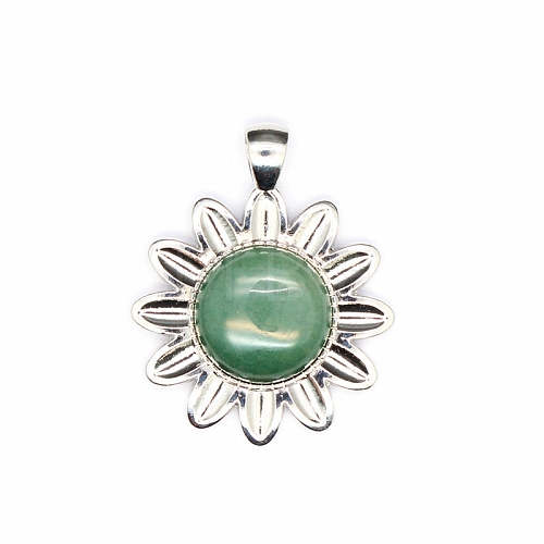 Natural Green Aventurine Pendants PW-WG39578-07-1