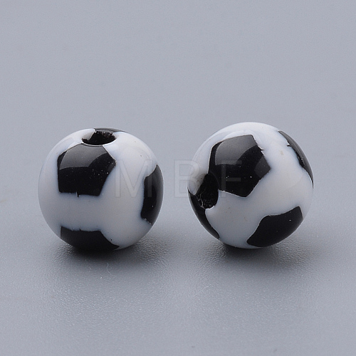 Opaque Acrylic Beads SACR-R905-8mm-02-1