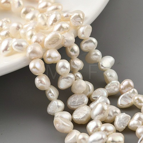 Natural Cultured Freshwater Pearl Beads Strands PEAR-A006-17B-1