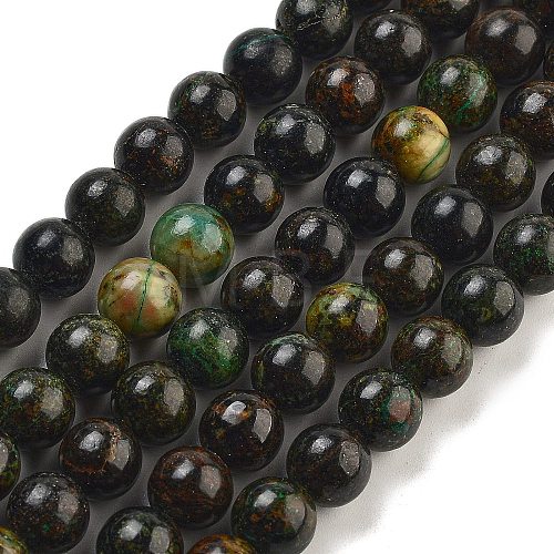 Natural Azurite Beads Strands G-Z063-A04-02-1