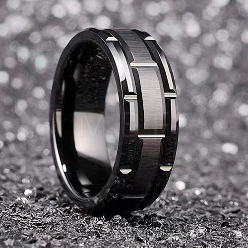 Titanium Steel Finger Rings for Unisex WG511F1-07-1