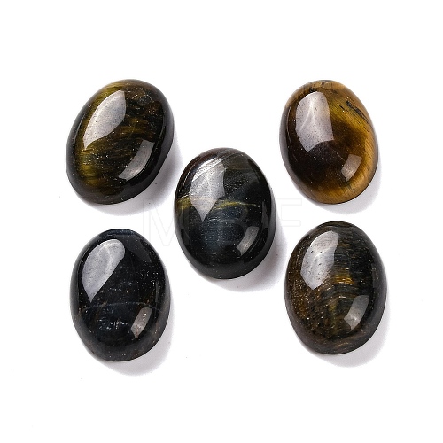 Natural Tiger Eye Cabochons G-B085-06E-04-1