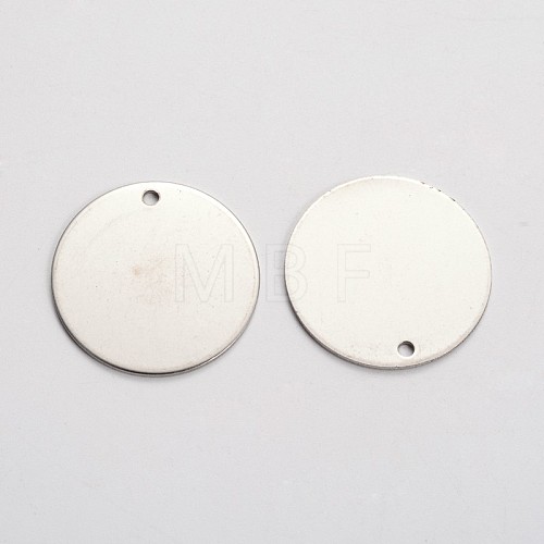 Tarnish Resistant Stainless Steel Stamping Blank Tag Pendants STAS-L166-05-1