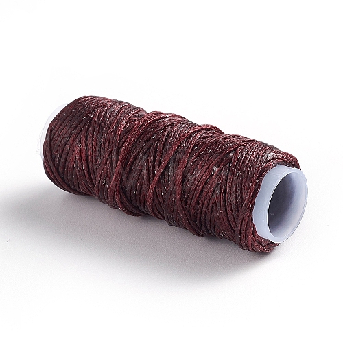 Waxed Polyester Cord YC-WH0007-03B-36-1