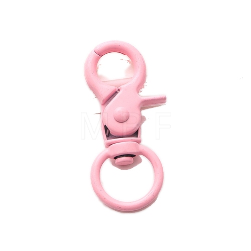 Spray Painted Iron Swivel Lobster Claw Clasps PW-WGA4F6C-09-1