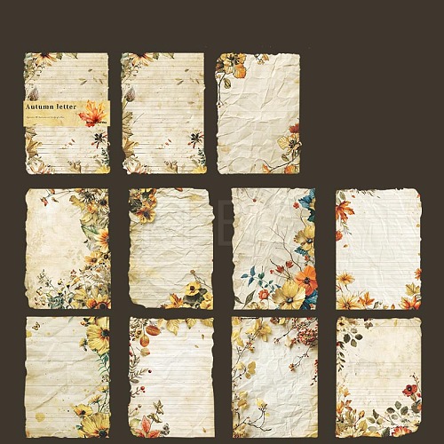 30Pcs 10 Styles Scrapbook Paper Pads PW-WGFD913-06-1