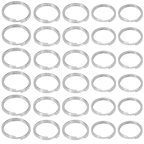 SOFPLATE 600Pcs 3 Styles 304 Stainless Steel Split Rings STAS-SP0001-64-1