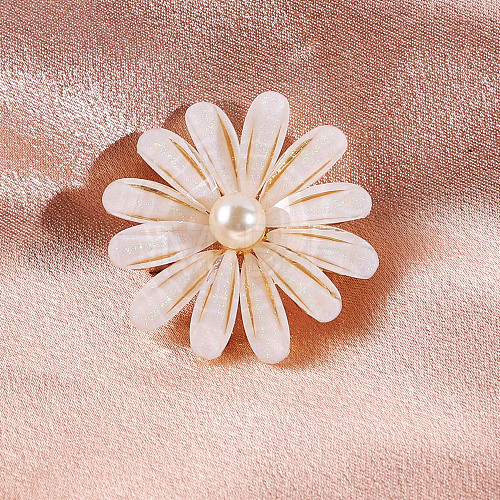 Exquisite Flower Alloy Brooch for Girl Women PW-WG37E88-01-1