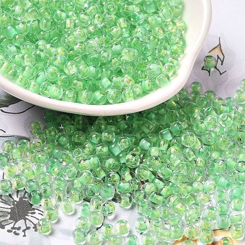 Transparent Glass Round Seed Beads SEED-B001-05A-06-1