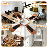 30Pcs Cotton Activated Carbon Air Filter Pad for Ceiling Fan AJEW-WA0004-18-7