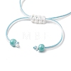 Adjustable Nylon Cord Braided Bead Bracelets for Women BJEW-JB11409-02-4