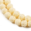 Synthetic Coral Carved Beads Strands CORA-C003-07-3