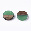 Resin & Wood Cabochons X-RESI-S358-70-H15-2